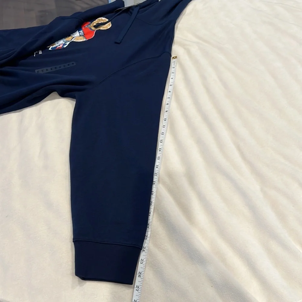 🎉Host Pick🎉Polo Ralph Lauren Navy Men’s Polo Bear Surf Board Hoodie Size XXL - Picture 10 of 12